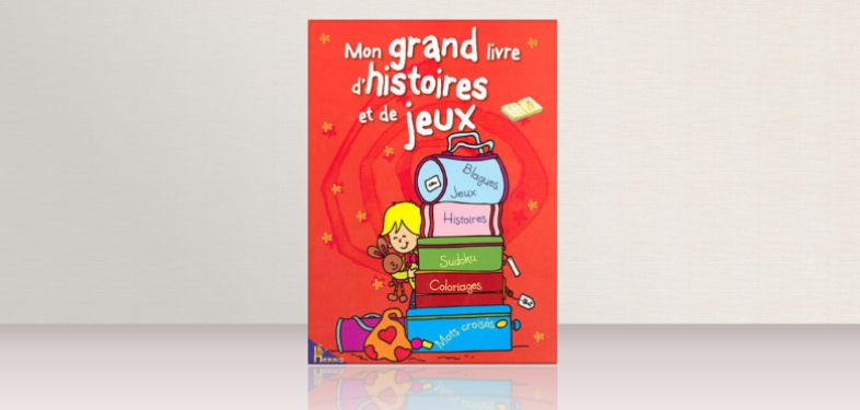 Mon grand livre d'histoires et de jeux, album pour enfants