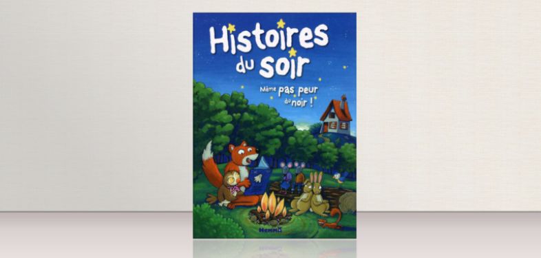 Histoires du soir, couverture du recueil d'histoires pour enfants